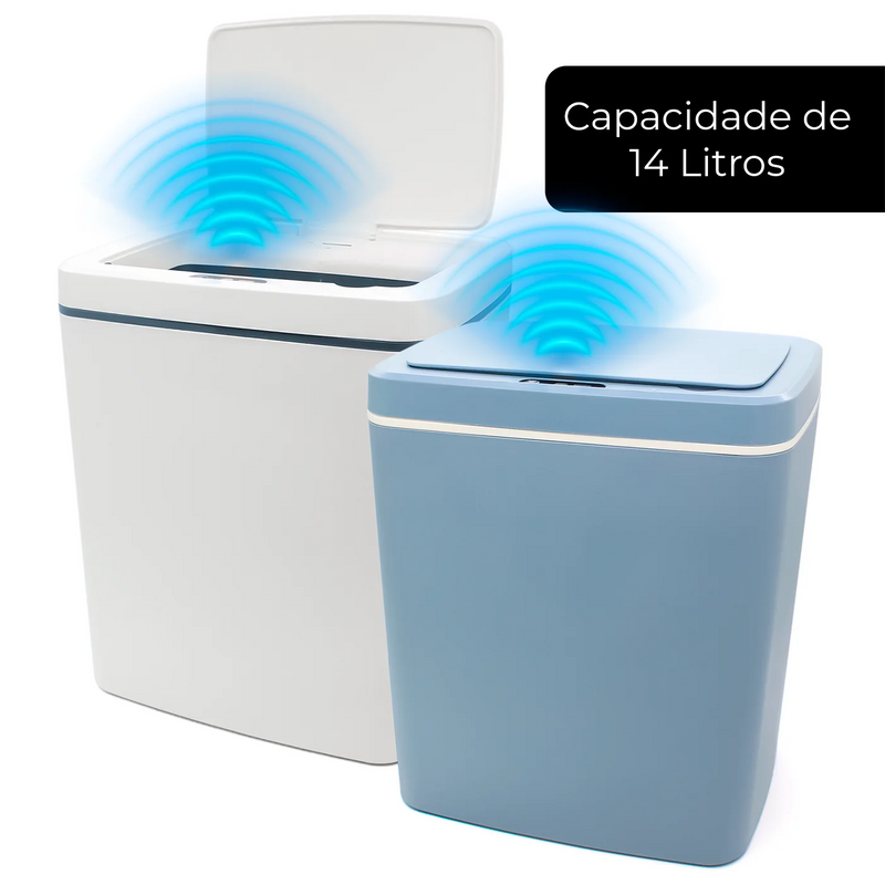 Lixeira Inteligente Com Sensor De Movimento Automático 14l