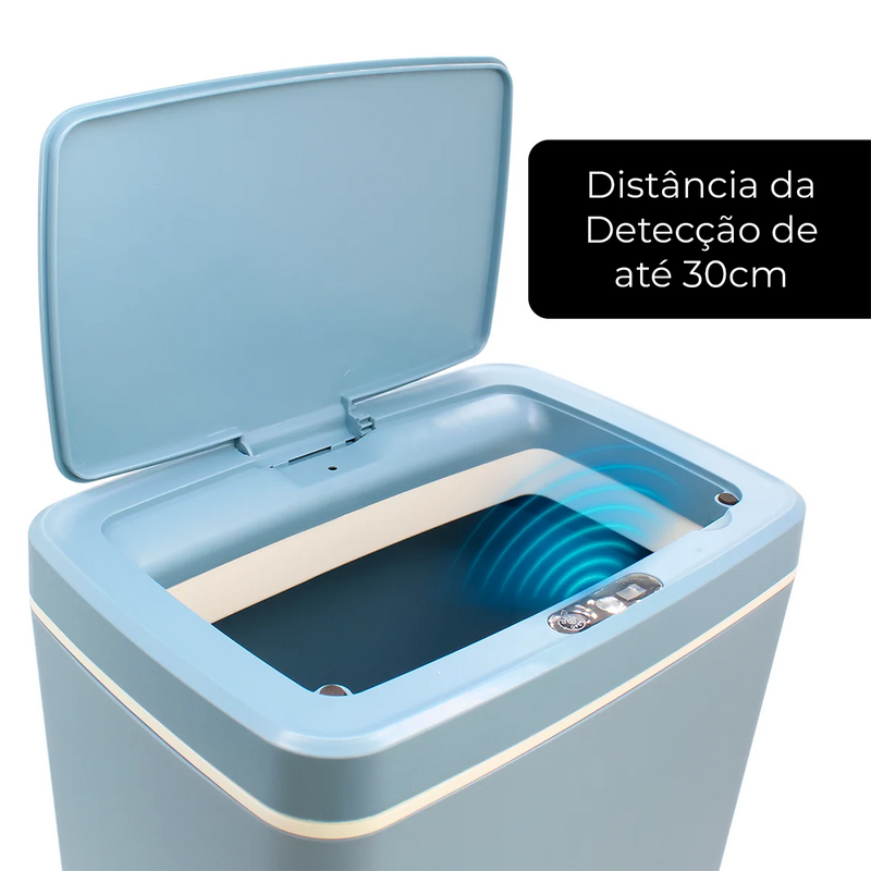 Lixeira Inteligente Com Sensor De Movimento Automático 14l