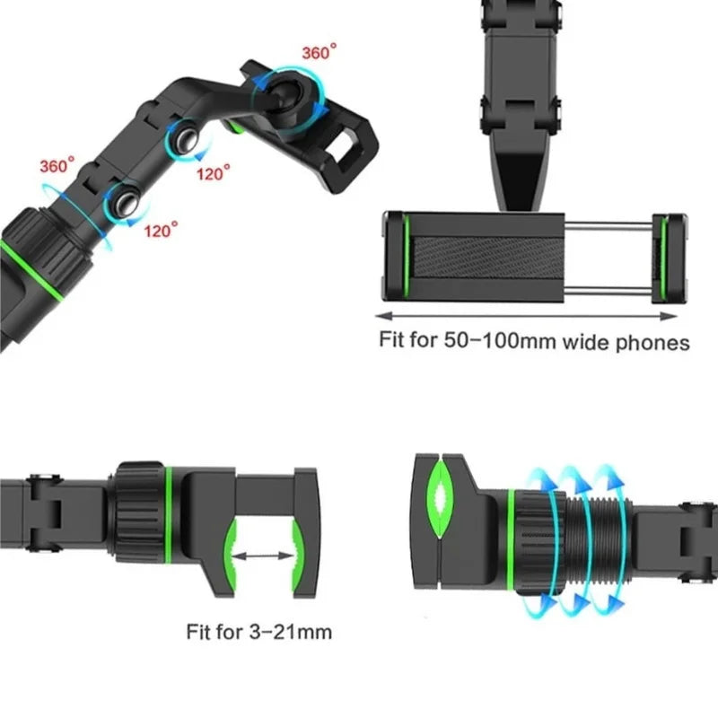 Suporte Multifuncional para Carro Retrovisor e Mesa Universal para GPS e Celular no Automóvel